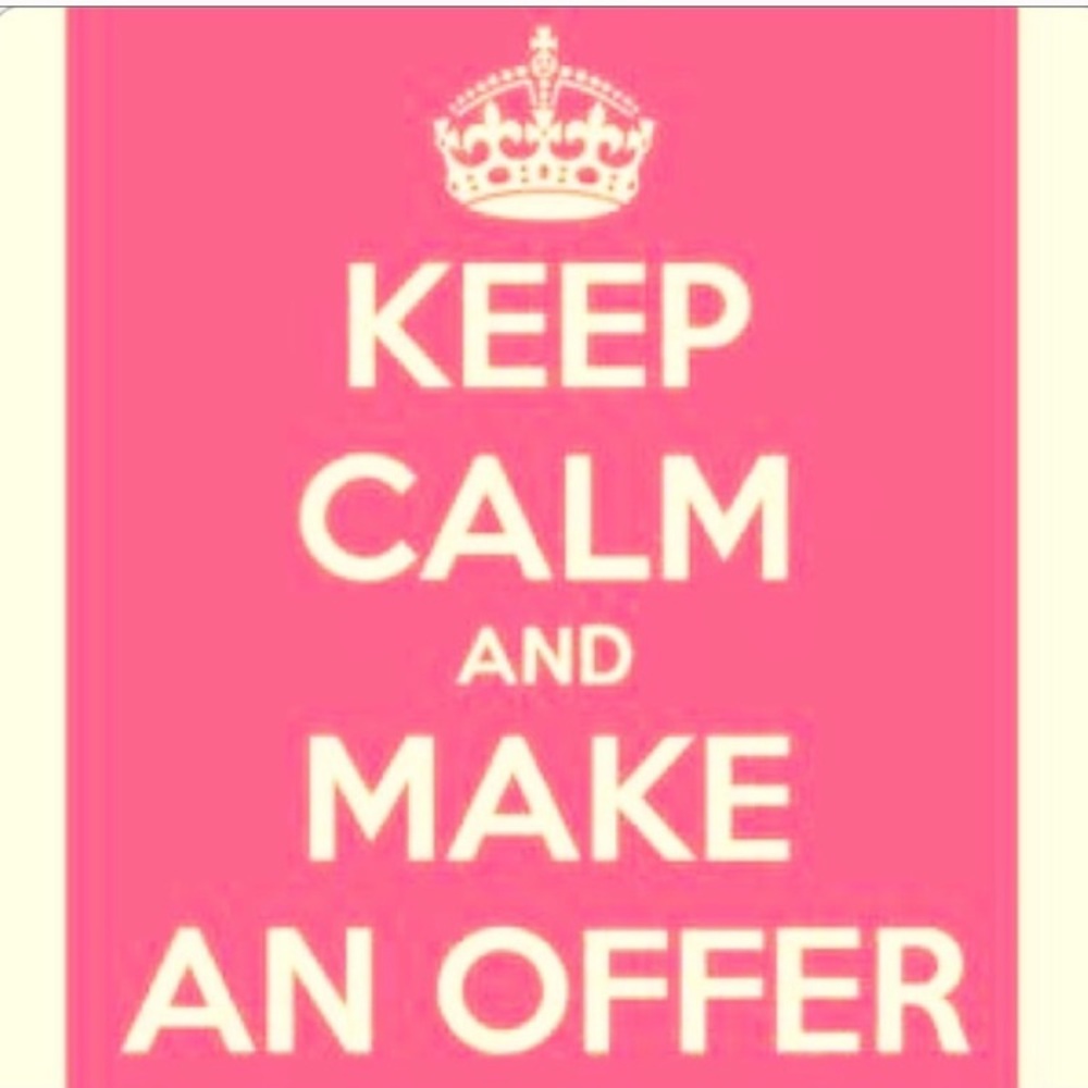 REASONABLE OFFERS ARE WELCOME! BUNDLE OFFERS TOO!